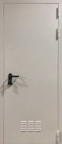 Однопольная техническая дверь с вентиляцией
