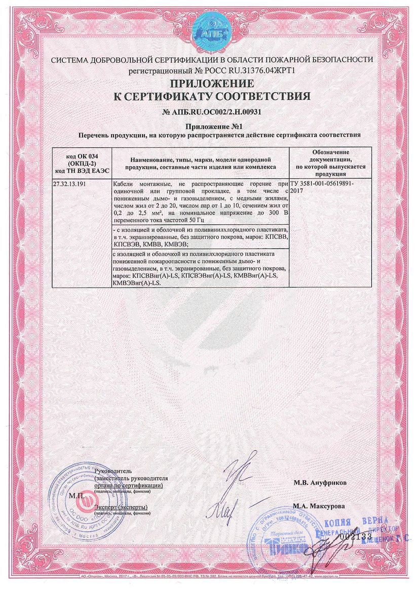 Сертификат 3